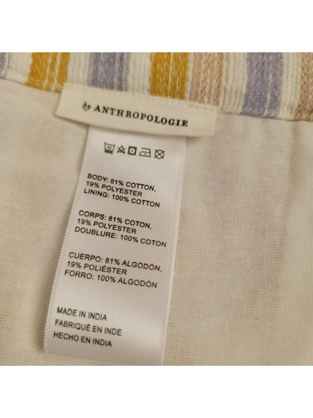 Anthropologie Norma Curtain One Panel Boho Chic Retro Pastel Interior Design